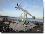 Air image 1, Danter's Attractions Zierer Starshape, photographed In Action at Kirkcaldy Links Market 2011, by Niall Cockburn